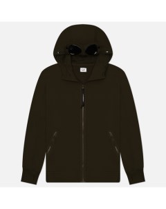 Мужская толстовка Diagonal Raised Fleece Hoodie Zipped Goggle C.p. company