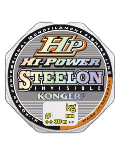 Леска STEELON HP HI POWER INVISIBLE 30 м 0 25 мм Konger