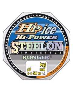 Леска STEELON HP HI POWER INVISIBLE ICE 50 м 0 25 мм Konger