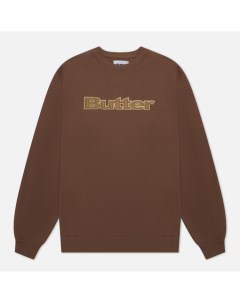 Мужская толстовка Felt Logo Applique Crew Neck Butter goods