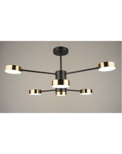 Светильник подвесной (LED) SX-N-4188/6 BK+GD (6*7Вт, LED) Mirastyle