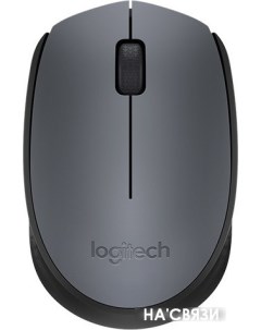 Мышь M170 Wireless Mouse Gray/Black [910-004642] Logitech