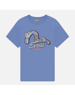 Женская футболка Cat With Daruma Seagull Plastisol Printed Evisu