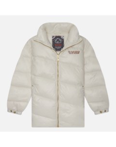 Женский пуховик 2 Tone Japanese Fog Seagull Logo Embroidered Down Evisu