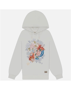 Женская толстовка Goldfish Floral Wave Printed Hoodie Evisu