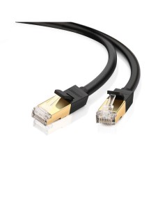 Кабель NW107-11277 сетевой Cat 7 F/FTP, 28AWG, ОD 6.3mm, 10 Гбит/с, 1.5m Black Ugreen