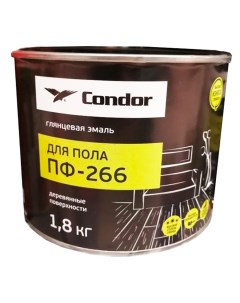 Эмаль для пола ПФ-266 красно-коричневая,1,8кг No brand