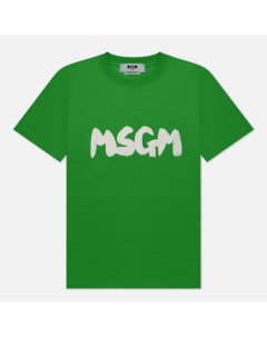 Женская футболка Logo Brush Print Msgm