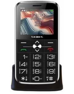 Кнопочный телефон TeXet TM-B228 (черный) Texet