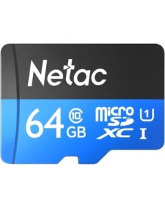 Карта памяти P500 Standard 64GB NT02P500STN 064G R адаптер Netac