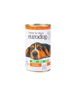 Влажный корм Eurodog для собак с говядиной, 1240 г. Eurocat