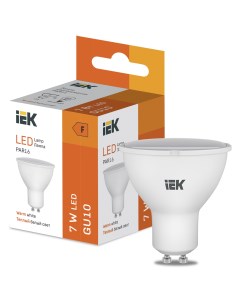 Лампа светодиодная PAR16 7Вт GU10 3000К LED LL I PAR16 7 230 30 GU5 Iek