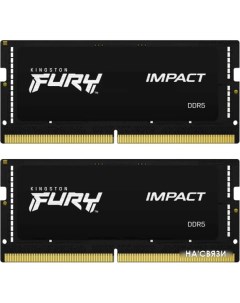 Оперативная память FURY Impact 2x16 ГБ DDR5 6000МГц KF560S38IBK2-32 Kingston