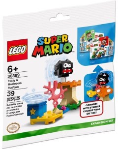 Конструктор Super Mario 30389 Лохматик и гриб платформа Lego