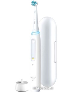 Электрическая зубная щетка iO Series 4 I0G4 1A6 1DK белый Oral-b