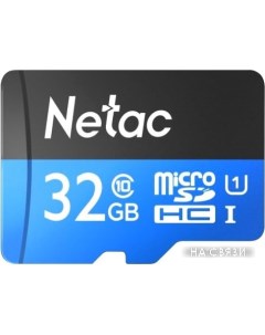 Карта памяти P500 Standard 32GB NT02P500STN 032G R адаптер Netac