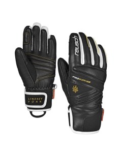 Перчатки Lindsey Black White Gold Reusch