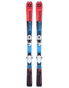 Горные лыжи с креплениями 17 18 Junior Racetiger GS кр 4 5 VMotion Jr Volkl