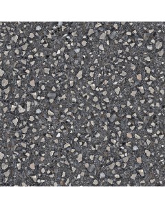 Плитка Black Terrazzo керамогр 600х600х10 (черный) NR0379 Progres