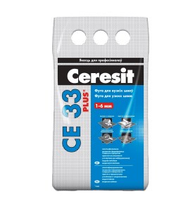 Фуга CE-33, 18 черный, 2 кг Ceresit