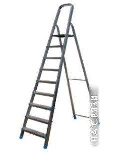 Лестница стремянка Dinko 10 ступеней STR AL 10 Ladderbel