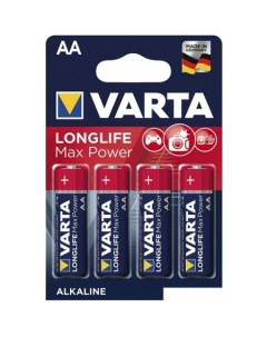 Батарейка Longlife Max Power Bli 4 AA 04706101404 4 шт Varta