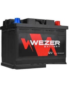 Автомобильный аккумулятор WEZ62500R 62 А ч Wezer