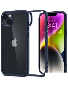 Чехол для телефона Ultra Hybrid для iPhone 14 ACS05045 (прозрачный/синий) Spigen