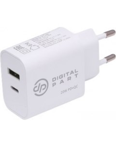 Сетевое зарядное FC 135 с кабелем USB Type C Digital part