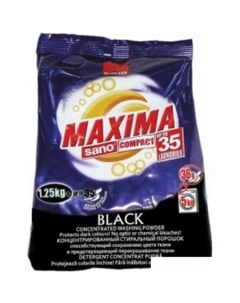 Стиральный порошок Maxima Black Concentrated 1.25 кг Sano