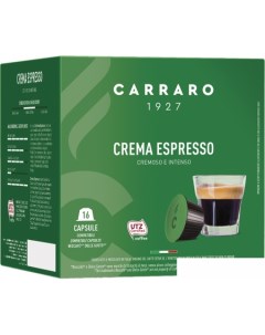 Кофе в капсулах Crema Espresso в капсулах Dolce Gusto 16 шт Carraro