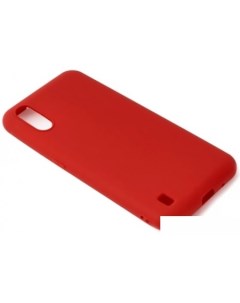 Чехол для телефона Matte для Samsung Galaxy M01 красный Case