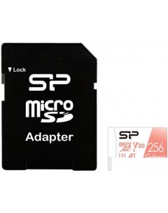 Карта памяти Superior A1 microSDXC SP256GBSTXDV3V20SP 256GB Silicon power