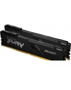 Оперативная память FURY Beast 2x8GB DDR4 PC4 28800 KF436C17BBK2 16 Kingston