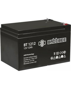 Аккумулятор для ИБП BT 1212 12В 12Ач Battbee