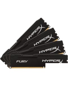 Оперативная память Fury 4x8GB DDR4 PC4 19200 HX424C15FB2K4 32 Hyperx