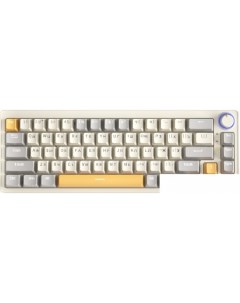 Клавиатура ZA68 Beige Gray Yellow (TNT Yellow) Cyberlynx