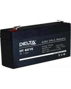 Аккумулятор для ИБП DT 6015 (6В/1.5 А·ч) Delta