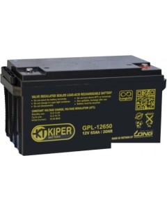 Аккумулятор для ИБП GPL 12650 12В 65 А ч Kiper