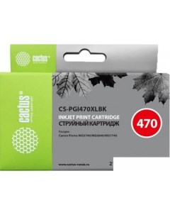 Картридж CS-PGI470XLBK (аналог Canon PGI-470 PGBK XL) Cactus