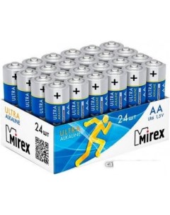 Батарейки Ultra Alkaline AA 24 шт LR6 B24 Mirex