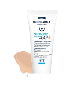 Neotone Prevent SPF50+ защитный тонирующий крем тон светлый 30 мл Isis pharma