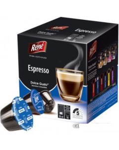Кофе в капсулах Dolce Gusto Espresso 16 шт Rene