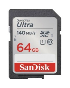 Карта памяти Ultra SDXC SDSDUNB-064G-GN6IN 64GB Sandisk