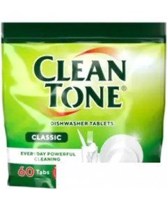 Таблетки для посудомоечной машины 60 шт Clean tone