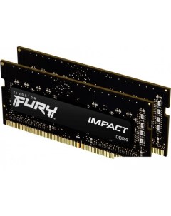 Оперативная память FURY Impact 2x8GB DDR4 SODIMM PC4 25600 KF432S20IBK2 16 Kingston