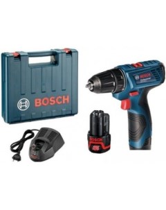 Дрель шуруповерт GSR 120 LI Professional 06019G8000 с 2 мя АКБ кейс Bosch