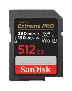 Карта памяти Extreme PRO SDXC SDSDXEP-512G-GN4IN 512GB Sandisk