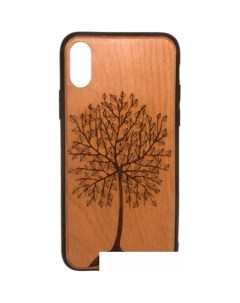 Чехол для телефона Wood для Apple iPhone X черешня лето Case