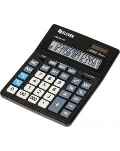 Бухгалтерский калькулятор Business Line CDB1601 BK черный Eleven